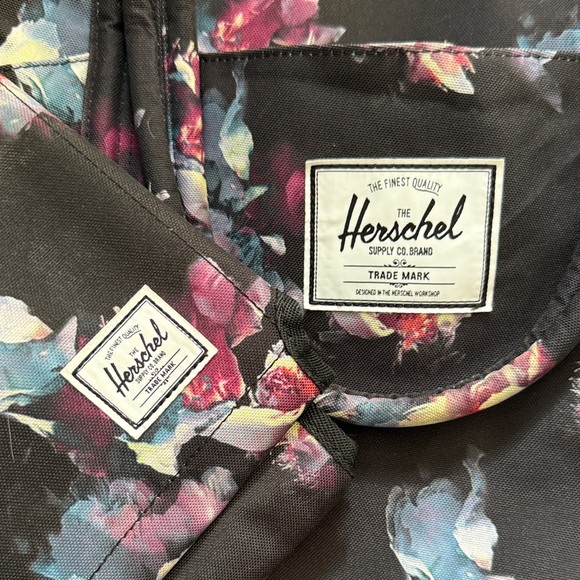 Herschel Supply Co | Black & Purple Floral Baby Bag Set - Picture 3 of 7